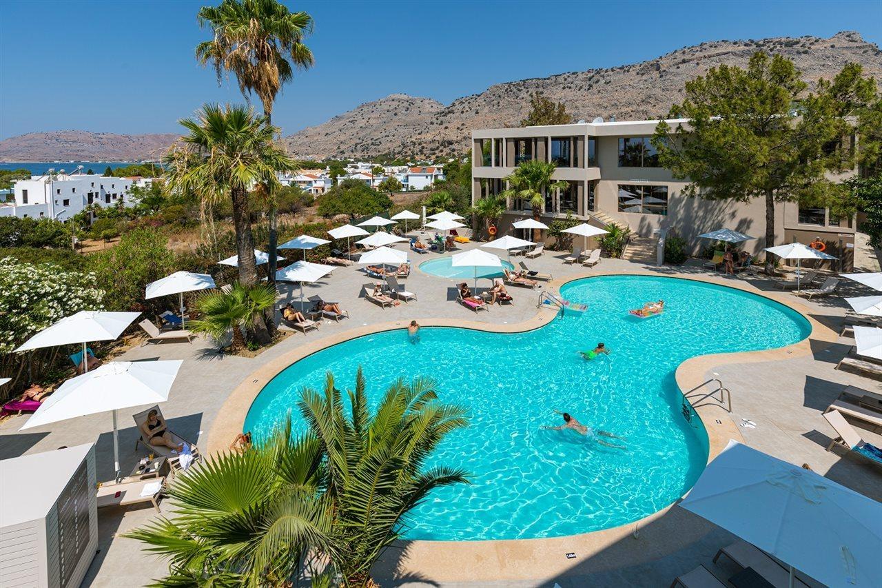 Hotel White Olive Premium Lindos à Pefki Extérieur photo