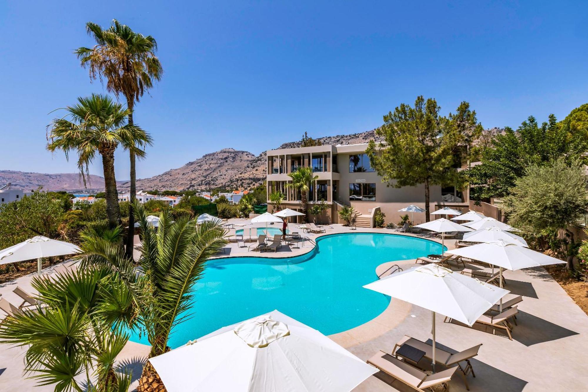 Hotel White Olive Premium Lindos à Pefki Extérieur photo