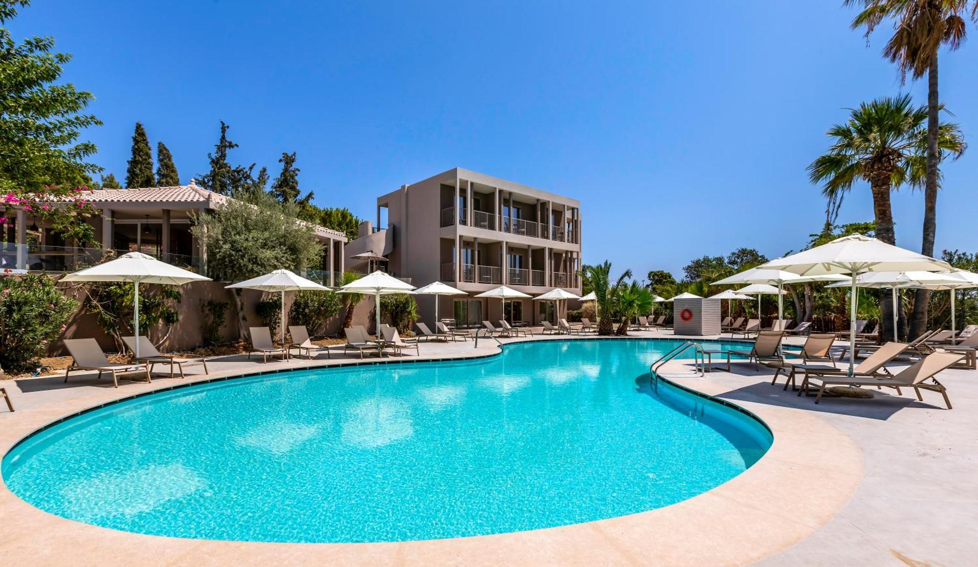 Hotel White Olive Premium Lindos à Pefki Extérieur photo